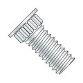 Newport Fasteners Clinch Stud, #4-40, 3/8", Broaching, Phosphor Bronze, Electro-Tin Finish, 5000 PK 589633